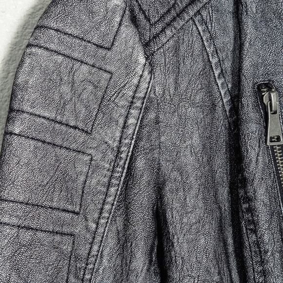 Runway New York Women’s Moto Jacket Cyberpunk Grunge-Glam Clubwear Size Small - Picture 9 of 12